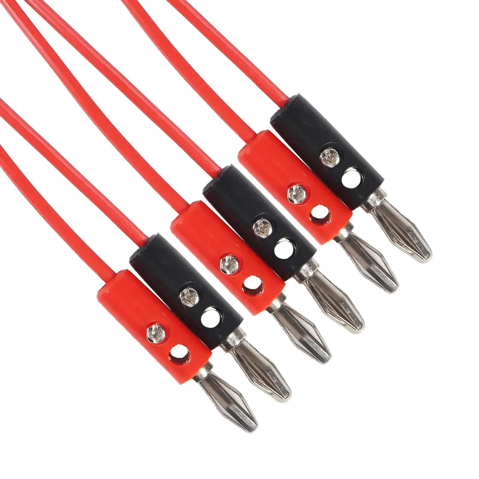 1M Dual Tester Probe alligator clips test probes test leads test cable lead test cable connector test cable Alligator Clips to Banana Plug Test Cable Lead Connector for Electronic Testing
