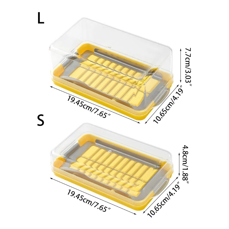 Practical Butter Dish Easy to Use Reliable Butter Cutting Tool for Cheese Drosphip