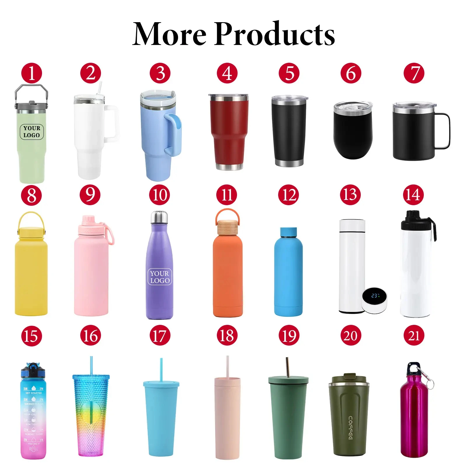 25pack blanks 40oz Travel Mugs Stainless Steel Vacuum Insulated 40oz Travel Tumbler with Handle