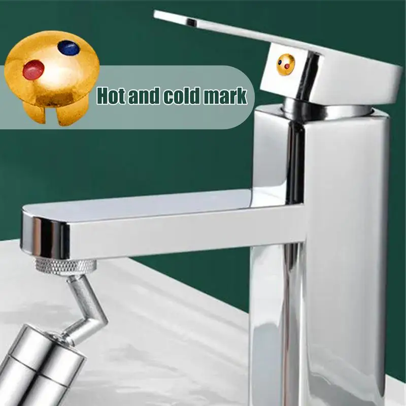 20pcs Hot Cold Faucet Indicator Faucet Handle Accessories Handle Hot Cold Water Sign Red Blue Label Decoration Cover