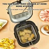 Household Electric Deep Fryer Intelligent Temperature Adjustable Frying Machines French Fries Skewers Chicken Legs 5