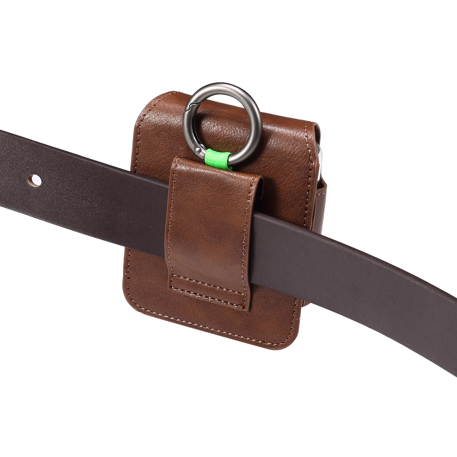 Leather Belt Clip Phone Case Hanging Waist Bag - Men's Holster Pouch Cover