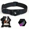 Dog Collar, Gradient Reflective, Padded, Heavy Duty Nylon Dog Collar, Suitable for Gas Tags (Not Included), Twill - M 1