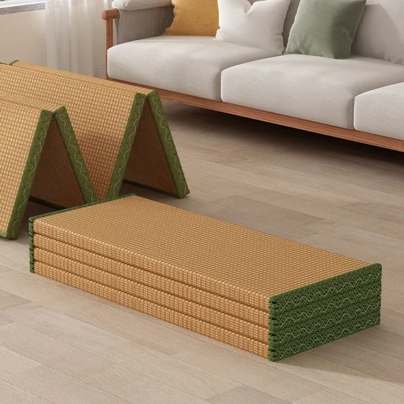 Folding Tatami Mats Coconut Palm Student Dormitory Mattresses Sleeping Mats Floor Lunch Break Hard Floor Pad
