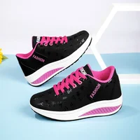 Women Outdoor Thick Bottom Swinging Casual Shoes Fashion Platform Large 42 Flat Bottom Walking Sports Shoes Walking and Running - Image 2