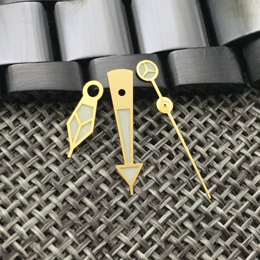Watch Black SKX007 Watch Hands Green Luminous Pointer for SKX007 NH35A NH36A Movement Modified Watch Needle NH36 Watch Hands