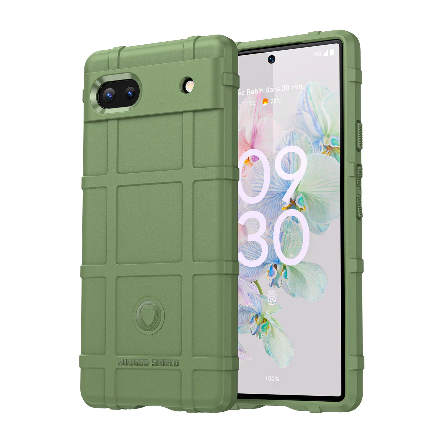 Armor Shield Soft Silicone Back Cover with Anti-Knock Protection and Matte Finish