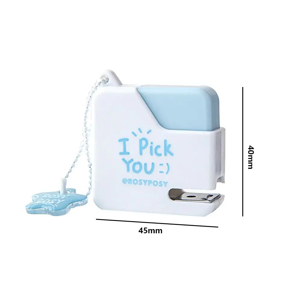 컬러 미니 휴대용 스테이플러, No.10 스테이플 종이 바인딩 기계, 제본 기계, 사무실 학교 바인딩 용품, 40 개