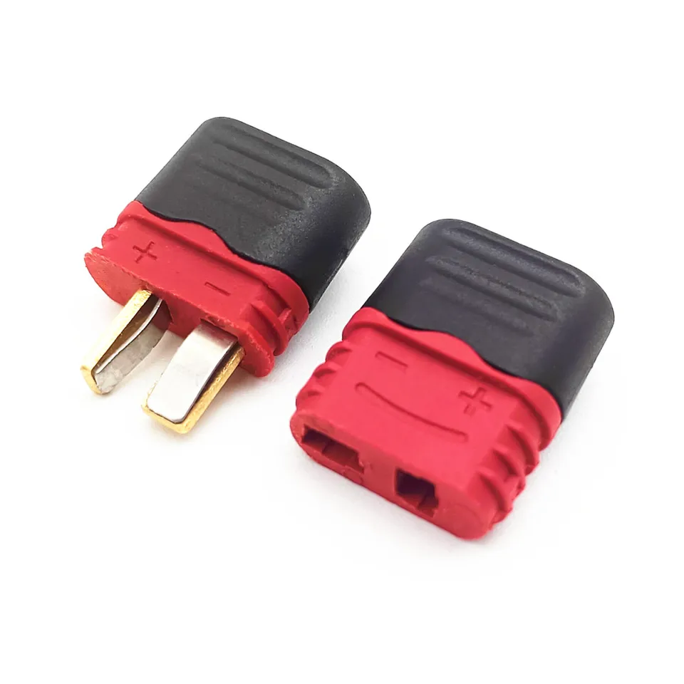 20 Connettori A T Dorati Deans Style 12 AWG, 10 Maschio + 10 Femmina, Per Batterie RC, Scooter Elettrici E Modellismo, 25A Corrente Nominale - 4