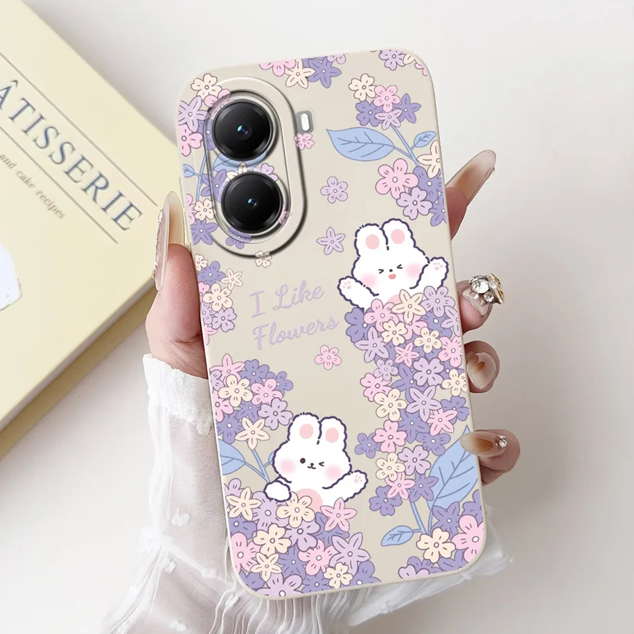 Adorable Cartoon Panda & Rabbit Soft Silicone Phone Case - Enhanced Protection & Style