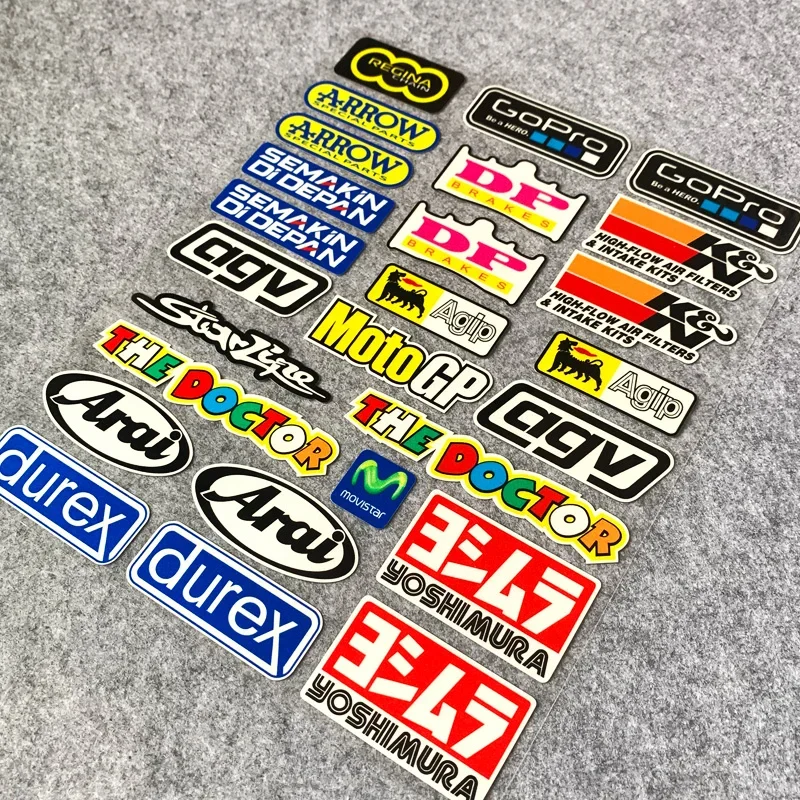 Reflective stickers Decals Motorcycle accessories For HONDA SUZUKI KAWASAKI BAJAJ