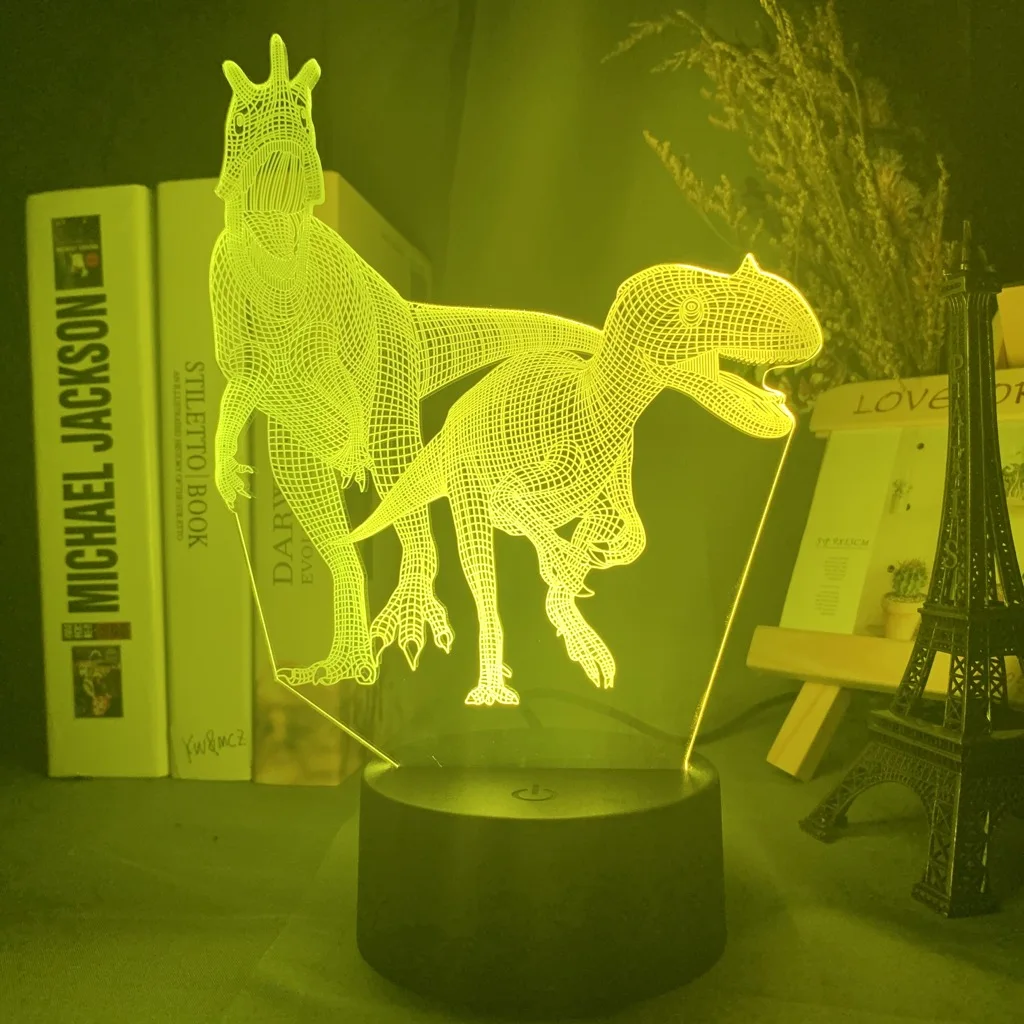 Lampada frontale a LED a forma di dinosauro, per bambini, giocattolo per esterni, torce elettriche, accessori da campeggio, luce per Halloween, regali di compleanno e Natale (T-Rex