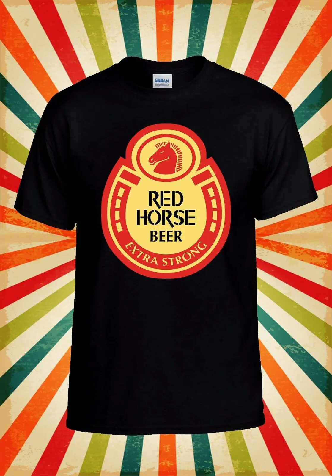 Red Horse Beer Extra Strong Funny Uomo Donna Maglietta Da Baseball Unisex Top 3002