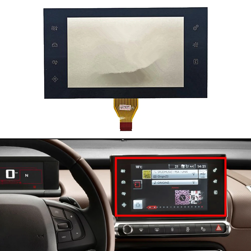 

Car Stereo Screen Touch Screen Glass Digitizer 5V For -C4 Cactus Replacement Touch Screen LCD Display 98010025zd High-Quality