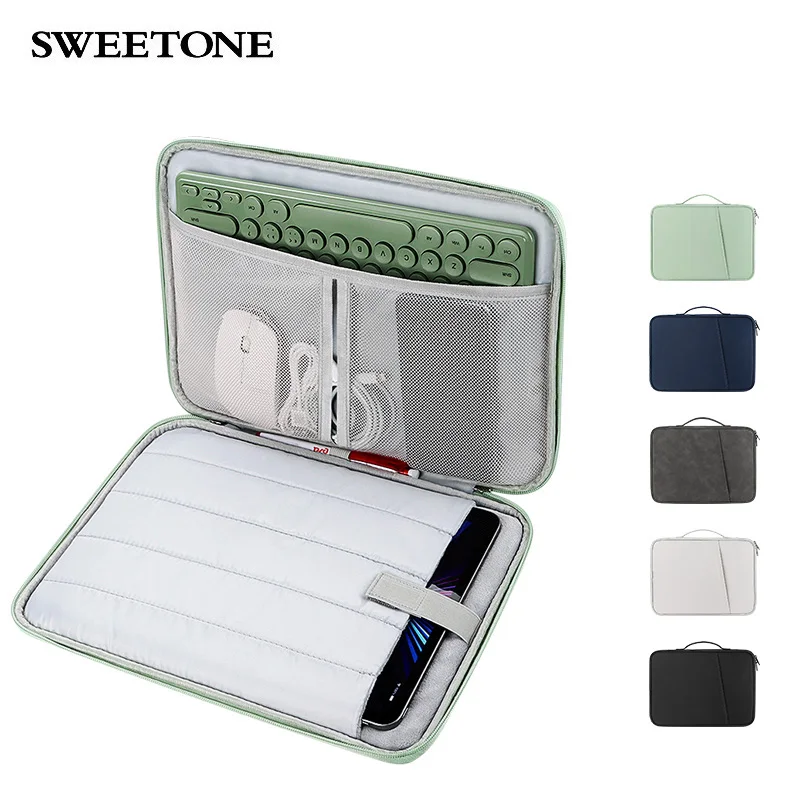 

Sleeve Case For iPad Air Pro 11 12.9 10.2 9.7 XiaoMi huawei Microsoft 12.4 13.5 Laptop Bag 13 14 Inch Macbook Shockproof Pouch