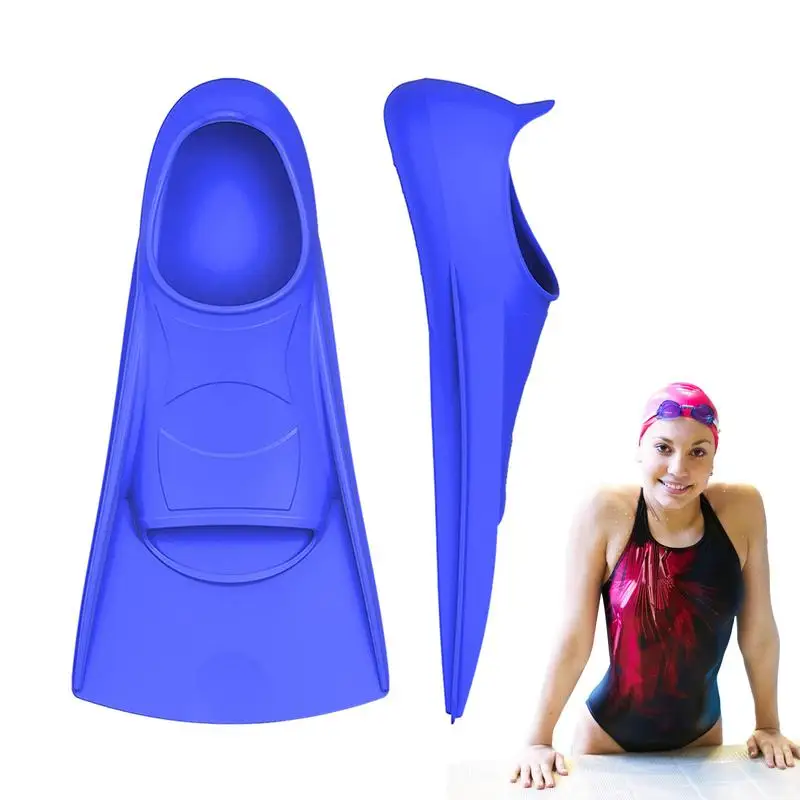 

Swim Fins Adult 1 Pair Travel Fins Snorkeling Anti-Slip Fins Snorkeling Silicone Swimming Training Fins For Women Men Training