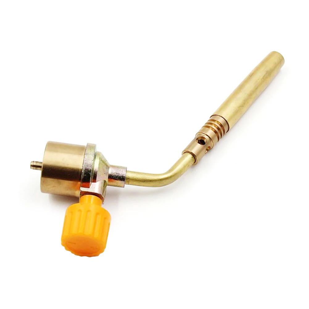 Portable Welding Gas Torch Flame Gun Butane Burner Flamethrower Brazing Outdoor Camping BBQ Soldering High Temperature Heat Gun