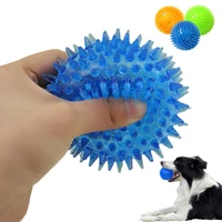 Bite Resistant Pet Chew Ball Toys for Small Large Dogs Elastic Buoyant Squeaky Puppy Big Dog Toy Border Shepherd Collie Supplies 1