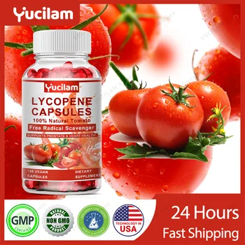 Lycopene 60mg - Natural Tomato Extract - Prostate - Heart Health Supplement - Antioxidant Activity - Immune System - Skin Health