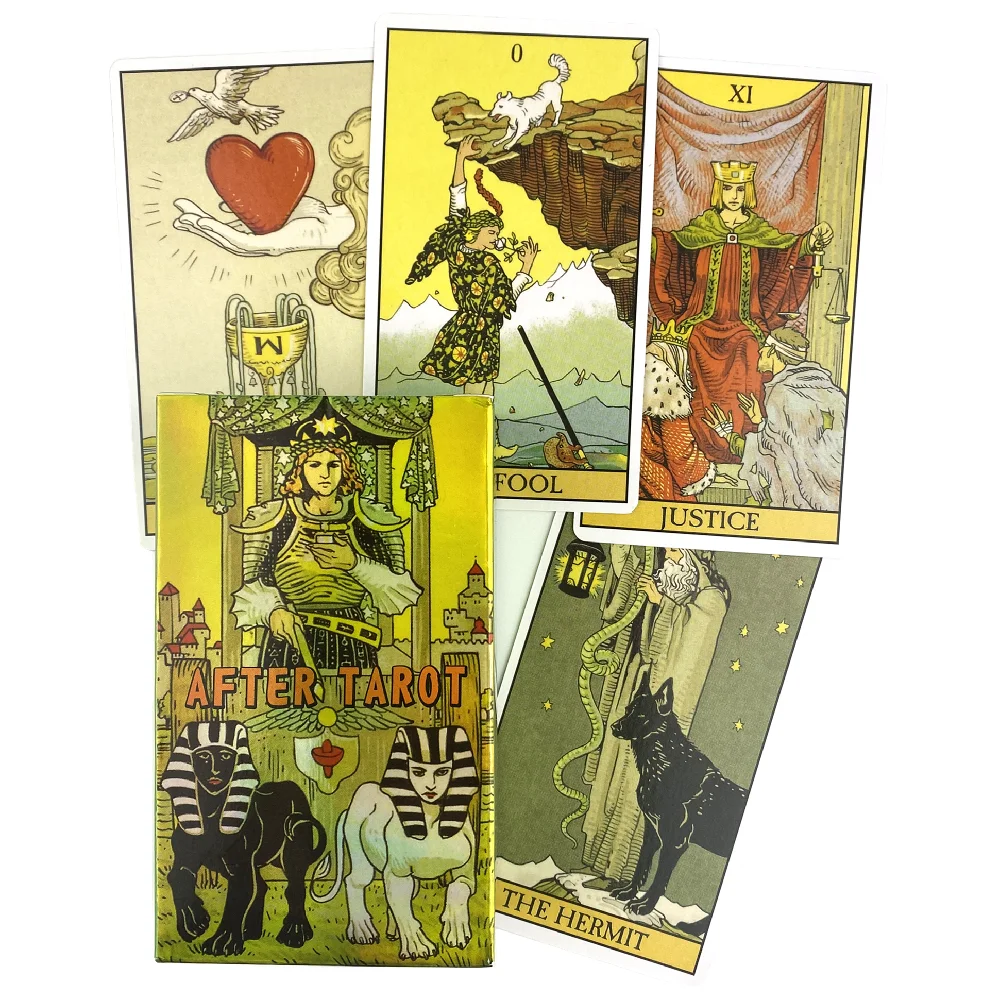Tarot-Karten Set Englisch - 78 Karten Für Wahrsagerei & Spirituelle Praxis