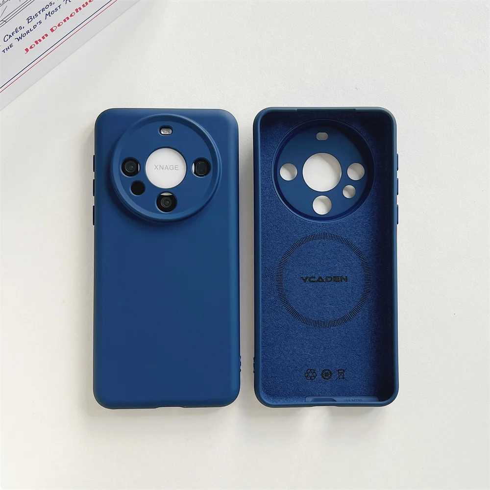 Luxury Liquid Silicone Magnetic Shockproof Case Cover