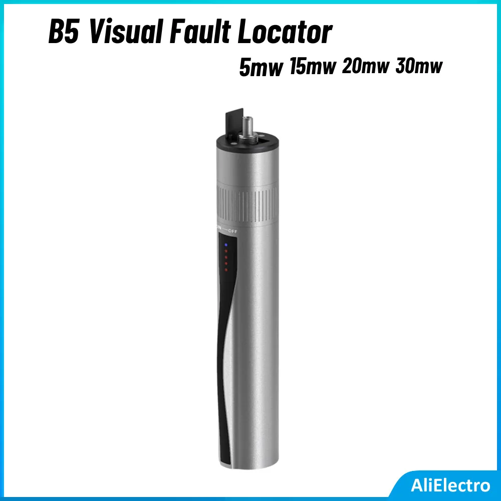 

Rechargeable Laser Source 30MW 20MW 15MW 5MW VFL Fiber Optic Cable Tester 5-30KM Lithium Battery Visual Fault Locator SC/FC/ST