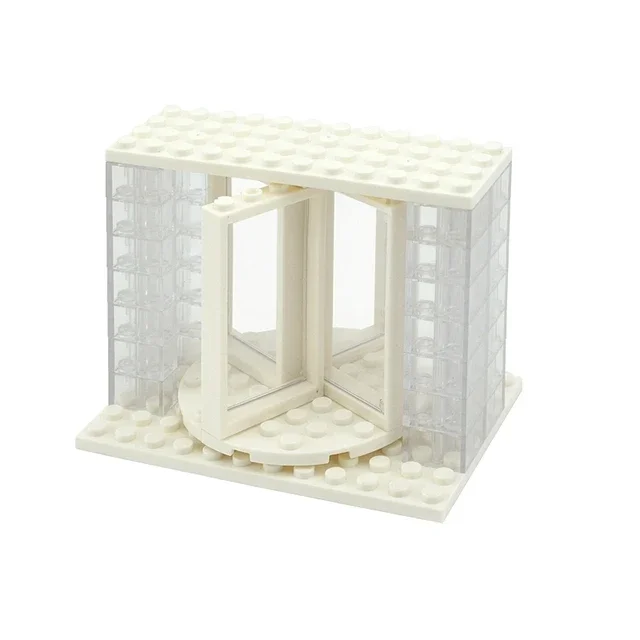 DIY City Friends House Building Blocks Set with Fence, Stairs, Ladder, Gate, Door, Window, and Garden Figures