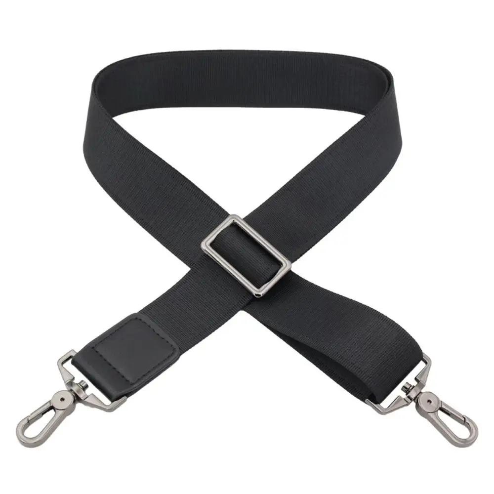 3.8cm Width Black Nylon Shoulder Bag Strap Adjustable Replacement Detachable Belt for Women Messenger Bag Handle Handbag Belt