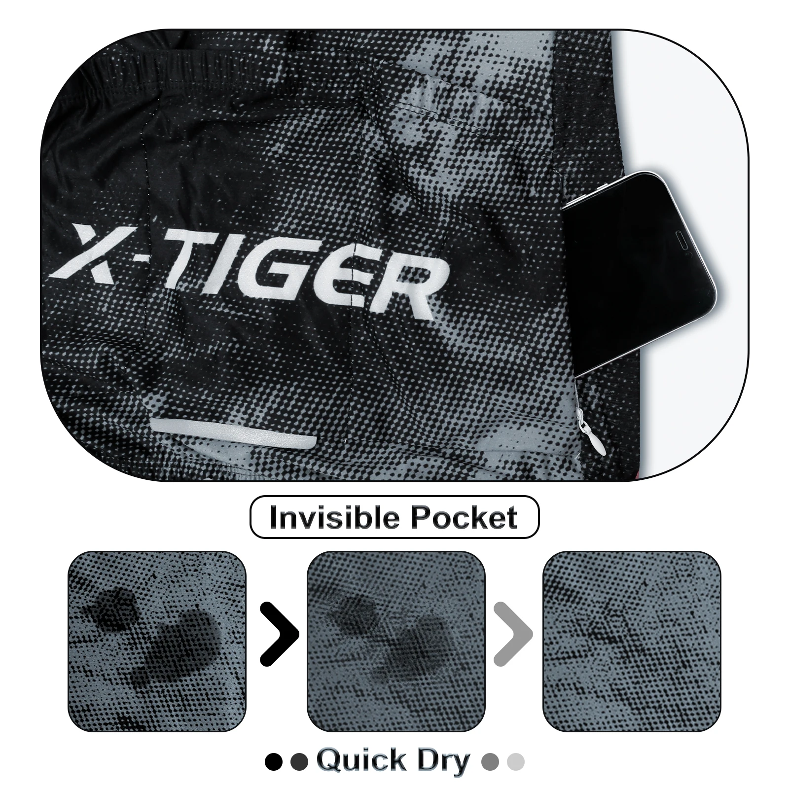 Cycling Jersey | Cycling Shirt - X-tiger Cycling Jersey Men