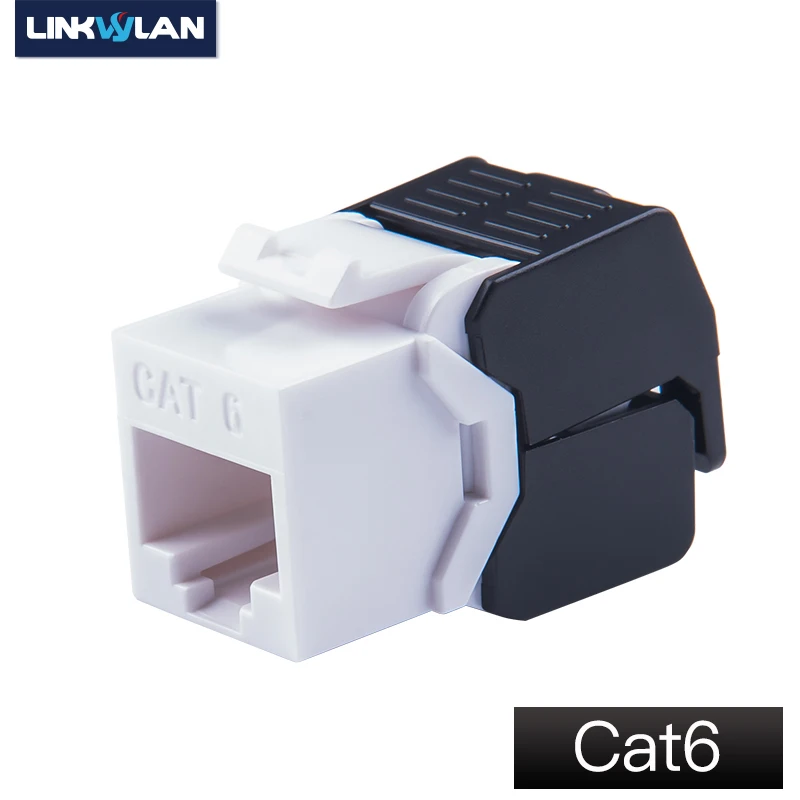 Ls Rj45 UTP CAT6 키스톤 잭 RJ45 ~ LSA 툴리스 유형 종단 필요 없음 펀치 다운 도구 페이스 플레이트 월 플레이트 빈 패치 ...