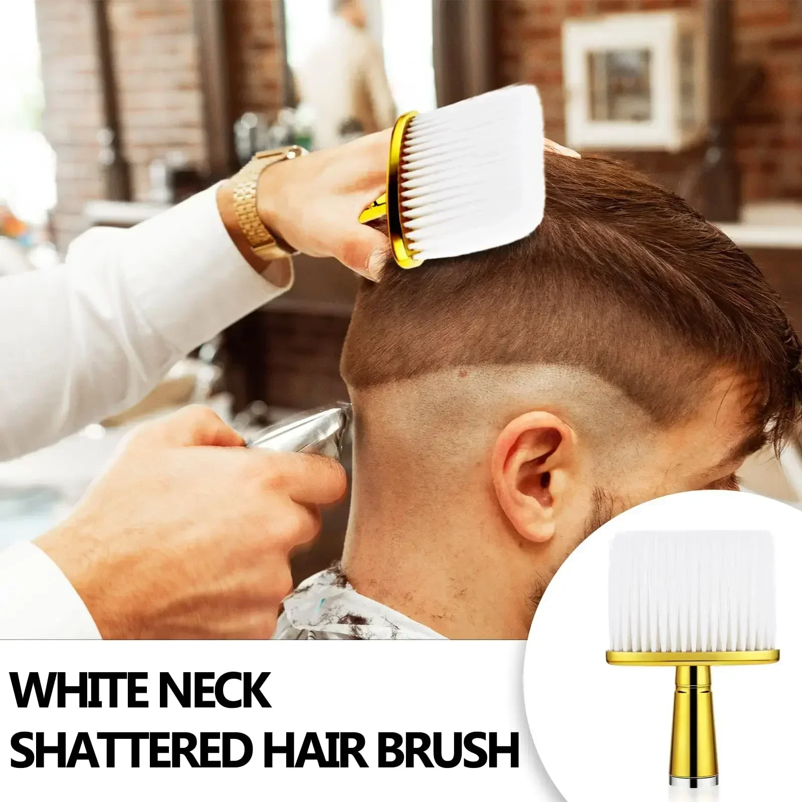 Professional Soft Neck Face Duster Brushes Barber Hair Clean Hairbrush Beard Brush Salon Cutting Hairdressing Styling Tools 4