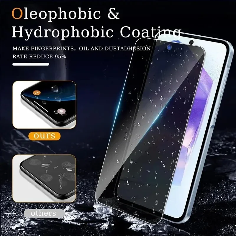 Privacy Screen Protector for Samsung S24 Ultra S23 S22 Plus S21 S20 FE S10e A55 A54 A53 5G A35 A34 A33 A15 A14 A13 Antispy Glass 5