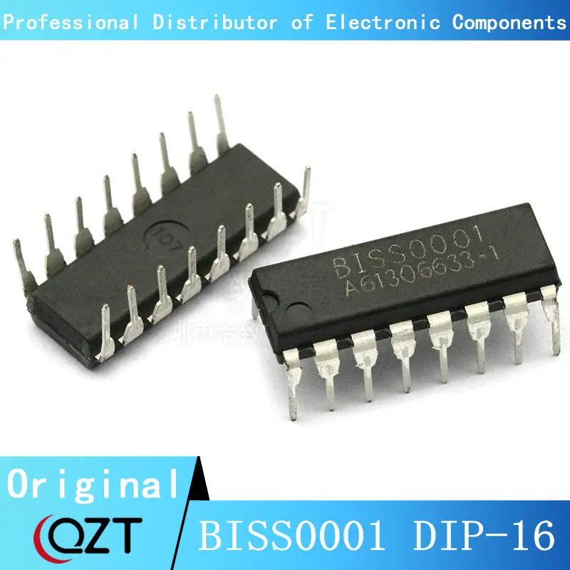 10pcs/lot BISS0001 DIP LP0001 DIP-16 human body infrared sensor chip New spot 10pcs lot biss0001 lp0001 dip 16 human body infrared sensor chip in stock