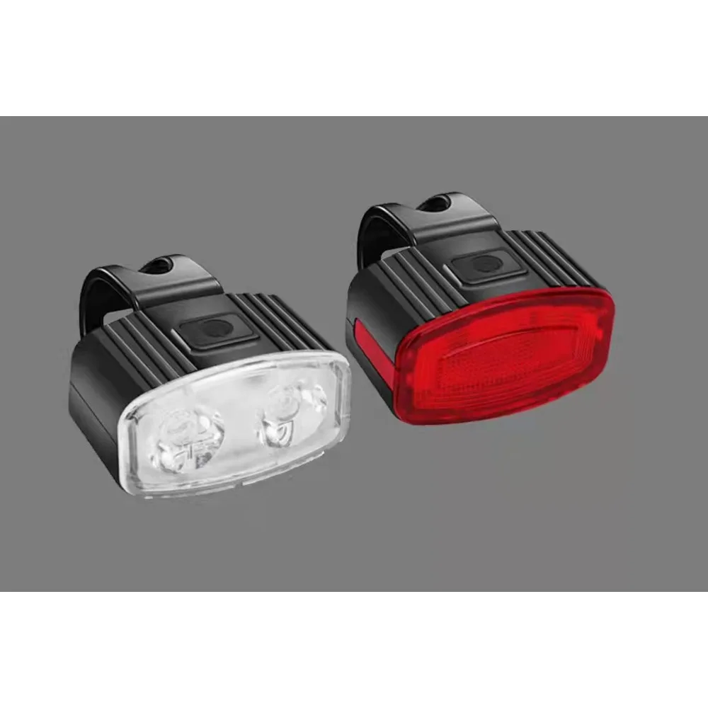 USB charging headlights Mountain bike night riding taillights Bicycle warning lights Riding equipment_voghion.com