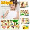 2024 Christmas Magnetic Counting Color Sorting Game Maze Board Moving Strategy Game Sensory Games Kids Educational Toys Gifts 2