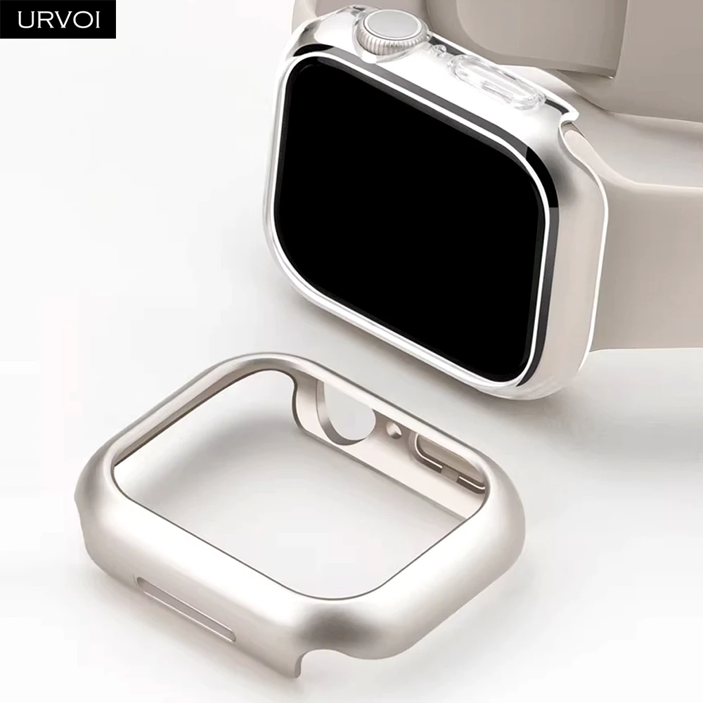 Premium Ultra-Thin Candy PC Case for Smartwatch - Sleek Protective Bumper Frame Accessory