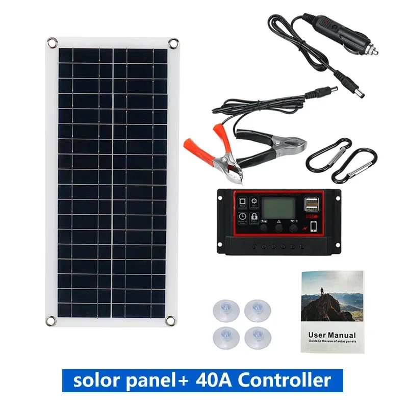 with 40A controller