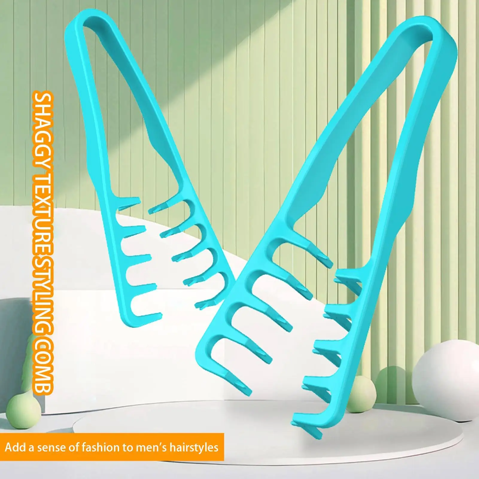 Hair Brush for Men Root Lifting Tool Volume Brush for Men Bang Hair Volume Root Lifting Clip Comb Tool for Friends Family Boys