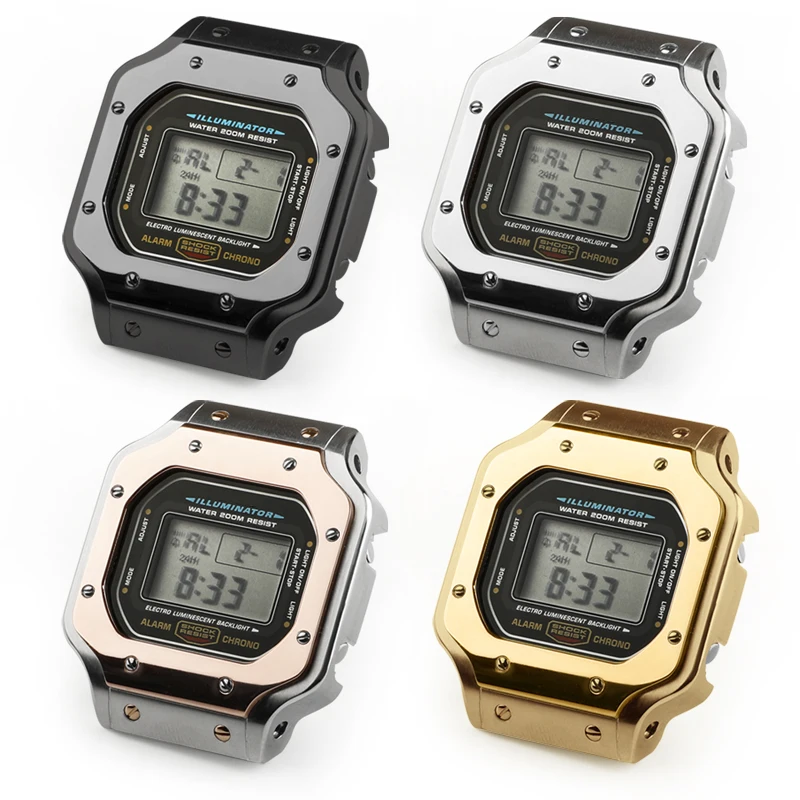 Suitable For Casio G SHOCK DW5600 GW 5600 Metal Watch Case Strap Modification Accessories DW5600 5610