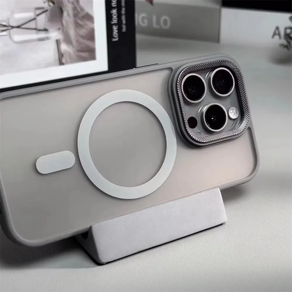 Luxury Spiricle Camera Protection Case for iPhone 15 16 Pro thumbnail 3