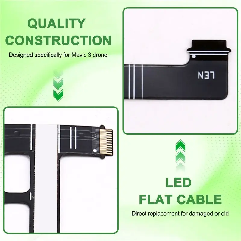 DJI 3용 짐벌 카메라 LED 플랫 케이블 DJI 드론 수리 부품-A79U