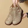 Sandals Women Summer Round Toe Thick Sole Hollow Out Sandals for Women Orthopedic Sandals Comfort Woman Zapatos De Mujer 3