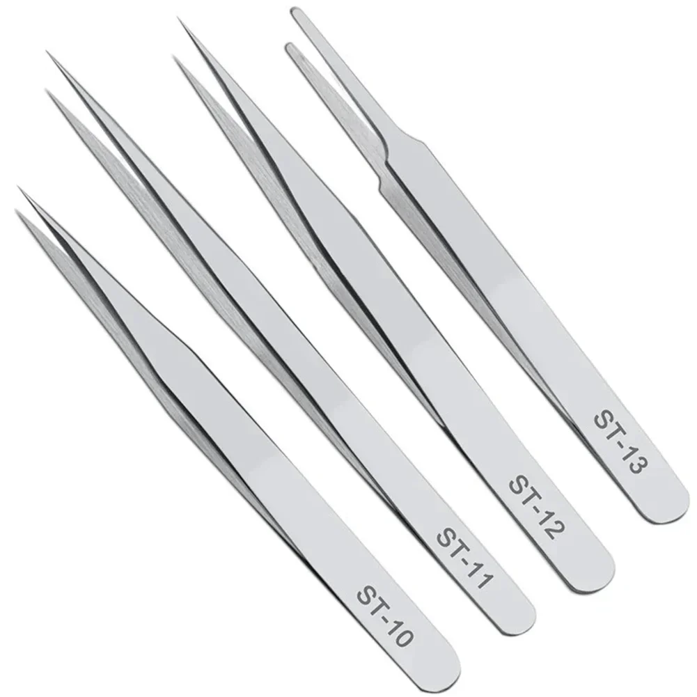 Precision Industrial Tweezers Anti-static Maintenance Tweezers Hand Tool Precision Parts Maintenance Mobile Phone Repair 1PC