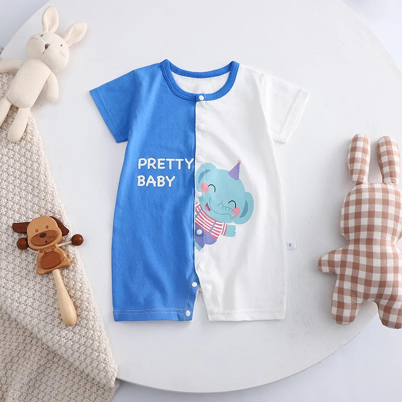 best baby bodysuits Newborn Baby Boys Girls Cartoon Short Sleeve Kids Rompers Summer 100% Cotton Infant Baby Romper Toddler Girl Jumpsuits Clothes baby bodysuit dress