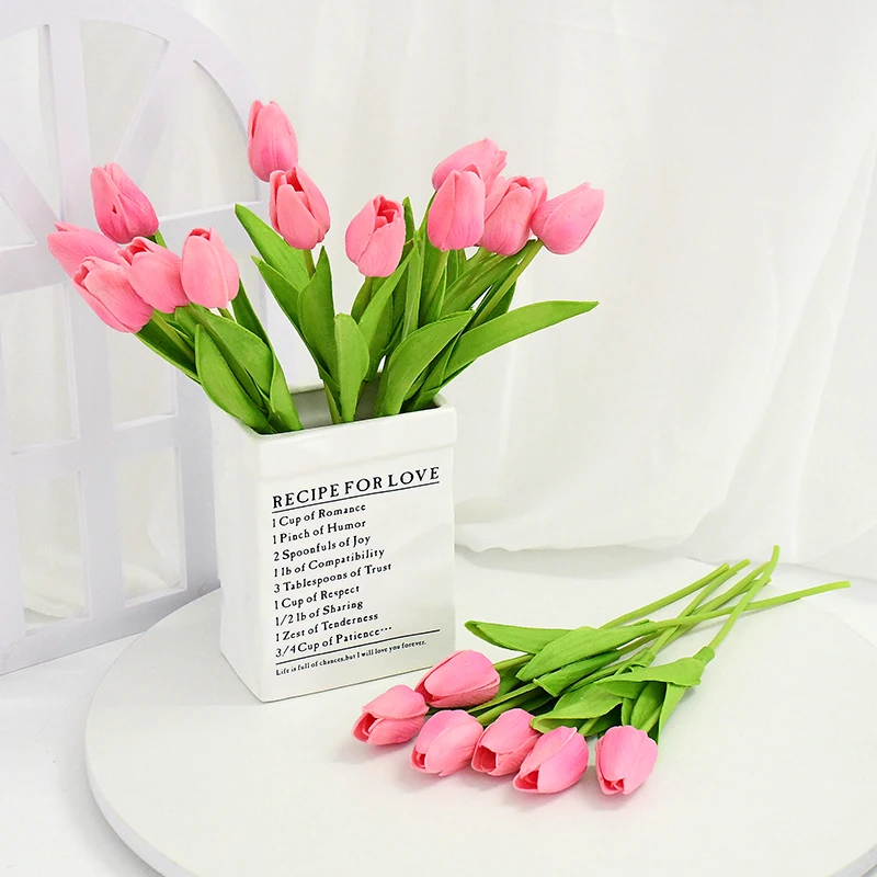Growhabity – Uv Resistant Lifelike Artificial Tulips Flowers