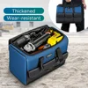 Heavy Duty Wide Mouth Tool Bag with Pockets, Organizer for Men's Tool Storage and Transport 2