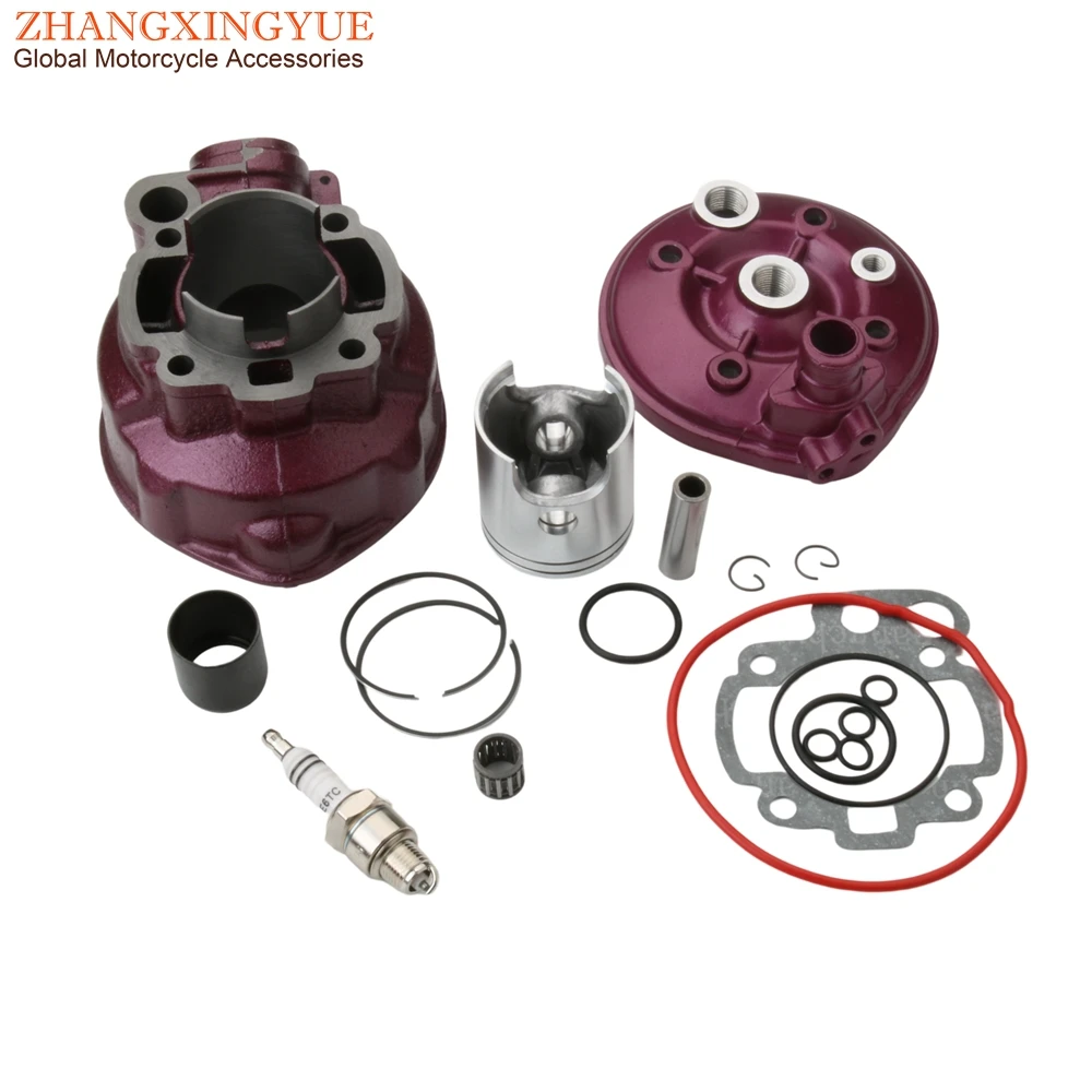 Moto 49Mm 90Cc Kit Cilindro Grande Foro E Testa Per Motore Peugeot Nk7 Xp6 Xp7 Xps Xr6 Xr7 50Cc Lc 2T Am6 Minarelli