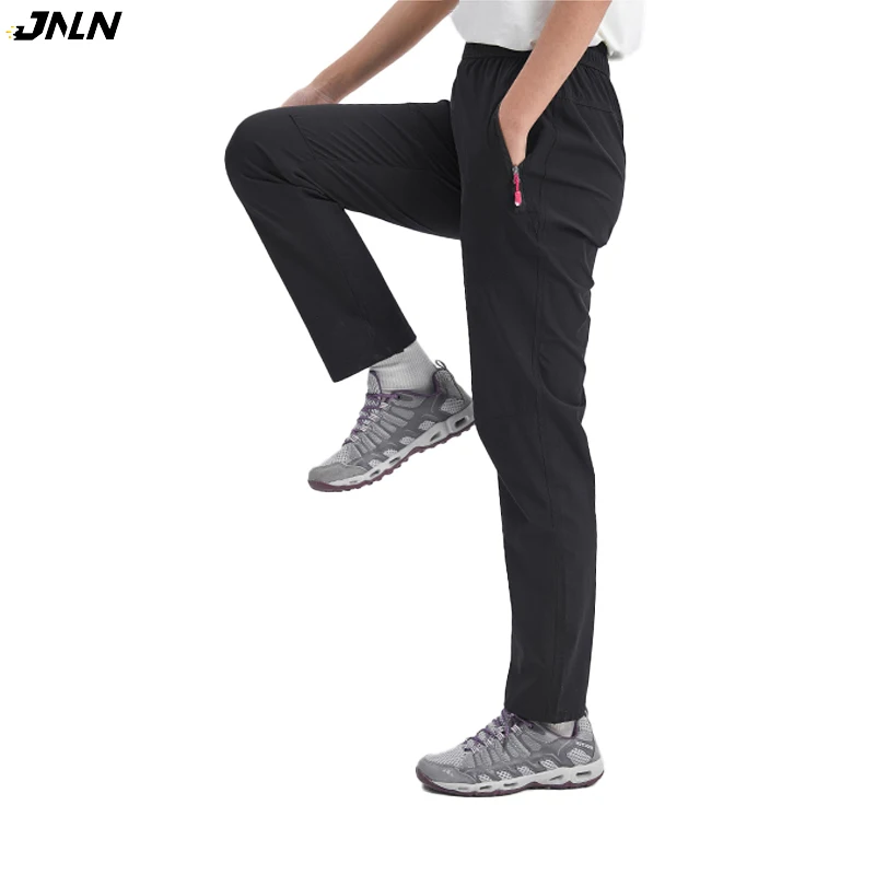 Jnln Pantaloni Da Trekking Estivi Da Donna Campeggio Trekking Corsa Arrampicata Pantaloni Impermeabili Pantaloni Da Alpinismo Leggeri Elasticizzati