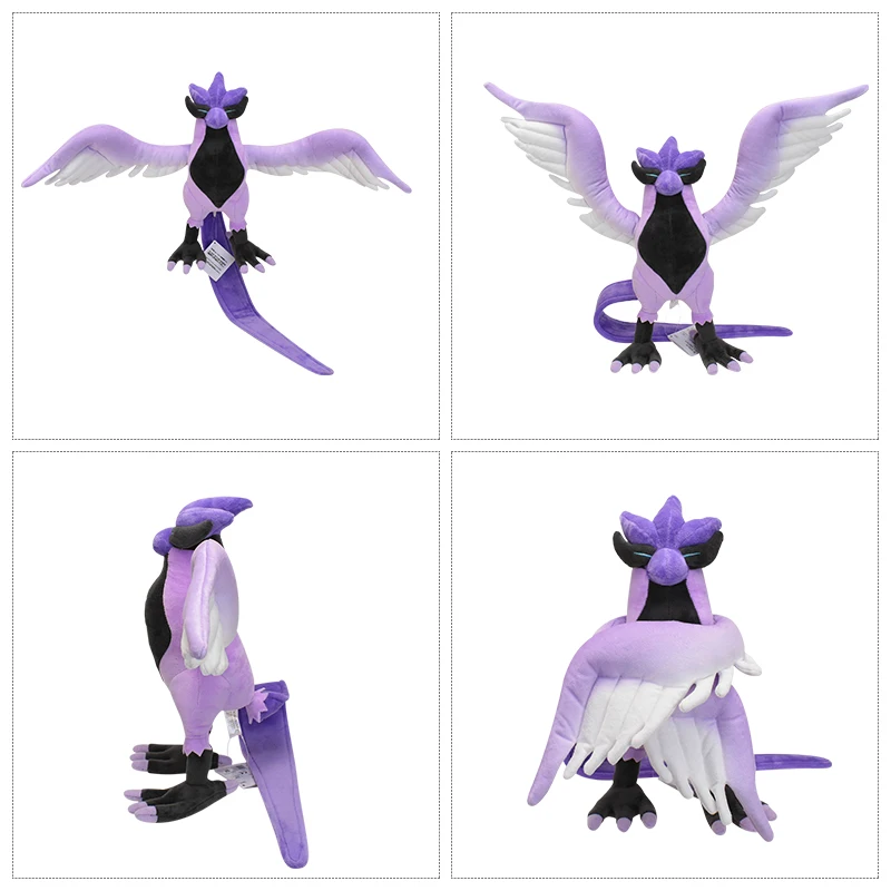 子供のためのポケモンの鳥のぬいぐるみ,収集可能な人形,関節式