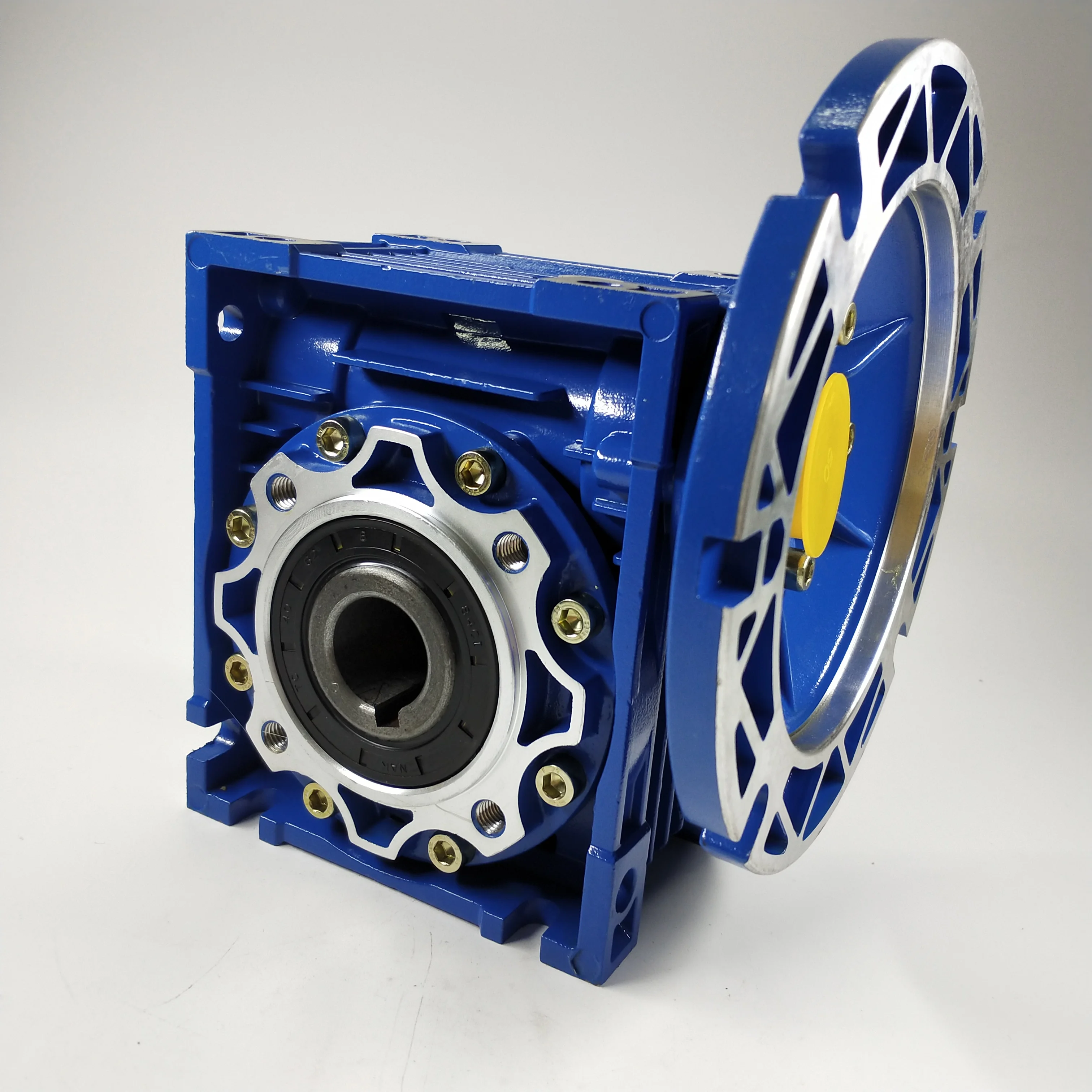 NMRV050 Worm Gear Reducer Ratio 7.5:1-100:1 Motor Frame 56C 5/8 Input Bore Right Angle Gearbox for NEMA C-Face Electric Motors worm geared motor